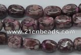 CNG203 15.5 inches 8*10mm nuggets crazy lace agate gemstone beads