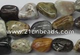 CNG210 15.5 inches 12*16mm nuggets ocean stone beads