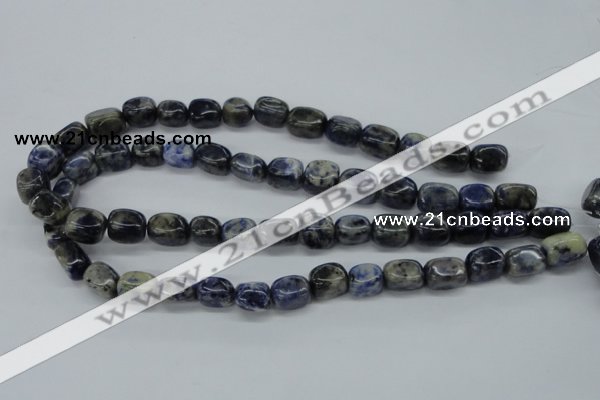 CNG212 15.5 inches 10*14mm nuggets sodalite gemstone beads