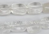 CNG23 15.5 inches 12*17mm nuggets white crystal gemstone beads