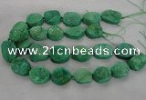 CNG2415 15.5 inches 22*28mm - 28*35mm freeform agate beads