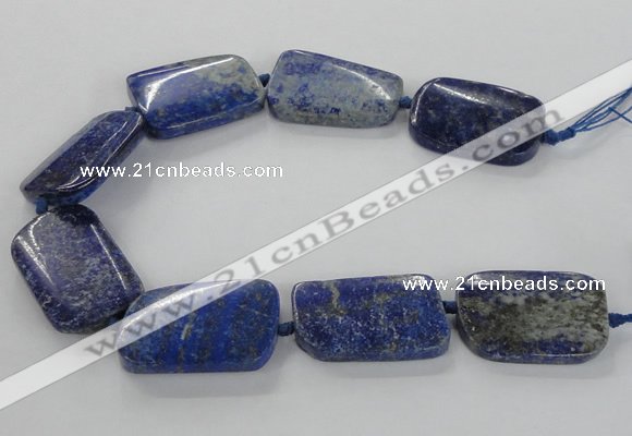 CNG2428 15.5 inches 25*35mm - 30*40mm freeform lapis lazuli beads