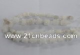 CNG2434 15.5 inches 12*14mm - 15*18mm tube druzy quartz beads