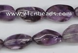 CNG25 15.5 inches 13*20mm nuggets amethyst gemstone beads