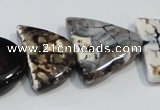 CNG2527 15.5 inches 15*20mm - 20*25mm triangle agate beads