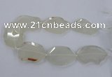 CNG2535 15.5 inches 40*45mm - 45*55mm freeform druzy agate beads