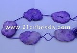 CNG2571 15.5 inches 45*50mm - 55*65mm freeform druzy agate beads