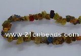 CNG2588 15.5 inches 13*18mm - 15*25mm nuggets plated druzy agate beads