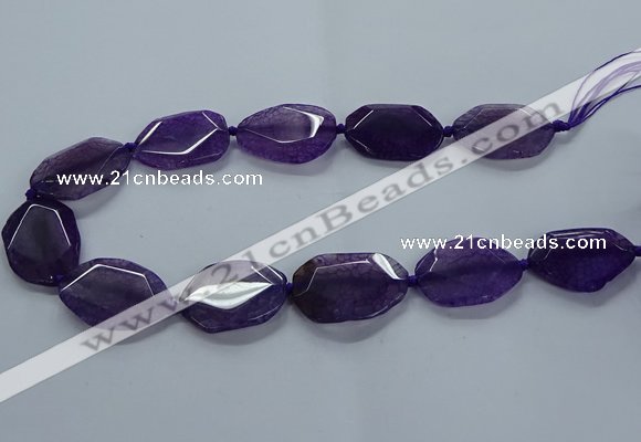 CNG2637 15.5 inches 22*30mm - 25*35mm freeform agate beads