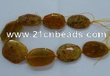 CNG2647 15.5 inches 30*38mm - 40*50mm freeform agate beads