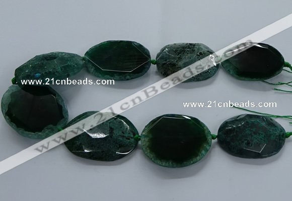 CNG2651 15.5 inches 30*38mm - 40*50mm freeform agate beads