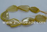 CNG2662 15.5 inches 35*45mm - 40*55mm freeform agate beads