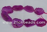 CNG2671 15.5 inches 30*40mm - 40*50mm freeform druzy agate beads