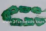 CNG2681 15.5 inches 30*40mm - 40*50mm freeform druzy agate beads