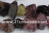 CNG2704 15.5 inches 10*14mm - 13*18mm faceted nuggets tourmaline beads