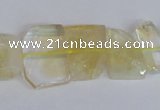 CNG2706 15.5 inches 13*18mm - 15*20mm freeform natural citrine beads