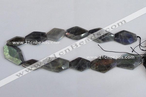CNG2712 15.5 inches 18*25mm - 25*35mm freeform labradorite beads