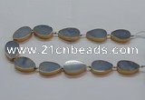 CNG2720 15.5 inches 18*28mm - 20*30mm freeform blue aventurine beads