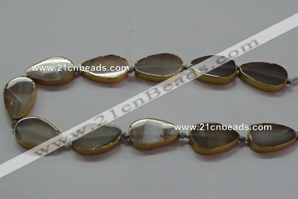 CNG2722 15.5 inches 18*28mm - 20*30mm freeform agate beads