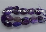 CNG2732 15.5 inches 15*30mm - 20*40mm nuggets agate beads