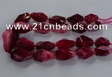 CNG2734 15.5 inches 15*30mm - 20*40mm nuggets agate beads