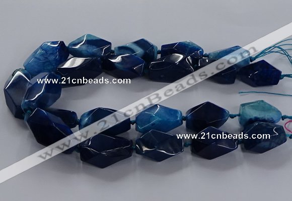 CNG2735 15.5 inches 15*30mm - 20*40mm nuggets agate beads