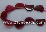 CNG2742 15.5 inches 28*40mm - 30*45mm freeform agate beads