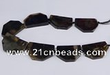 CNG2751 15.5 inches 30*45mm - 35*50mm freeform agate beads