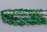 CNG2766 15.5 inches 15*20mm - 25*30mm freeform druzy agate beads