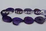 CNG2776 15.5 inches 30*35mm - 35*40mm freeform agate beads