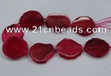 CNG2786 15.5 inches 35*40mm - 45*50mm freeform agate beads