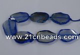 CNG2793 15.5 inches 30*40mm - 40*55mm freeform agate beads