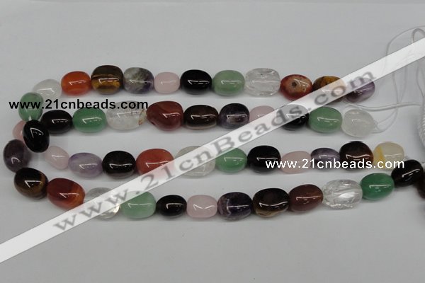 CNG28 15.5 inches 12*17mm nuggets mixed gemstone beads