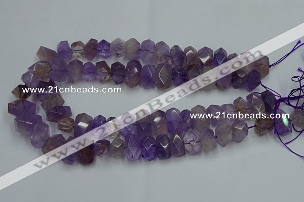 CNG2821 10*14mm - 13*18mm faceted nuggets ametrine beads