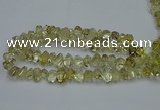 CNG2824 10*14mm - 13*18mm faceted nuggets lemon quartz beads