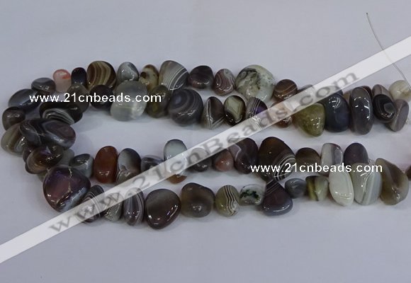 CNG2837 15.5 inches 8*12mm - 15*20mm nuggets botswana agate beads