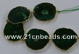 CNG2863 8 inches 40*45mm - 50*60mm freeform druzy agate beads