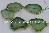 CNG2885 8 inches 40*50mm - 50*60mm freeform druzy agate beads