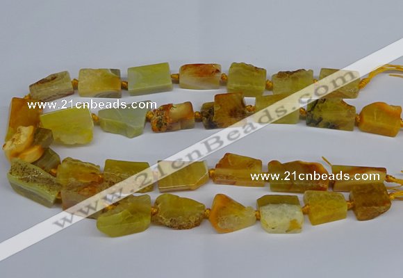 CNG2900 15.5 inches 12*16mm - 15*25mm freeform agate beads