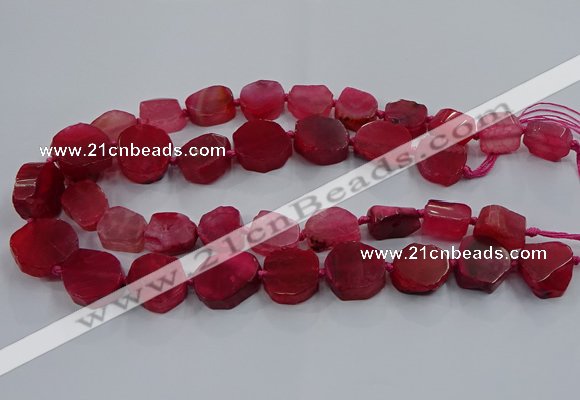 CNG2909 15.5 inches 12*16mm - 15*25mm freeform agate beads