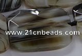 CNG2932 15.5 inches 30*40mm faceted freeform agate beads