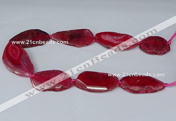 CNG2952 15.5 inches 25*35mm - 30*50mm freeform agate beads