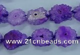 CNG2967 15.5 inches 8*10mm - 15*18mm freeform druzy agate beads