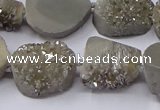 CNG2976 15.5 inches 13*18mm - 20*25mm freeform druzy agate beads