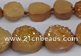 CNG2978 15.5 inches 12*16mm - 20*25mm freeform druzy agate beads