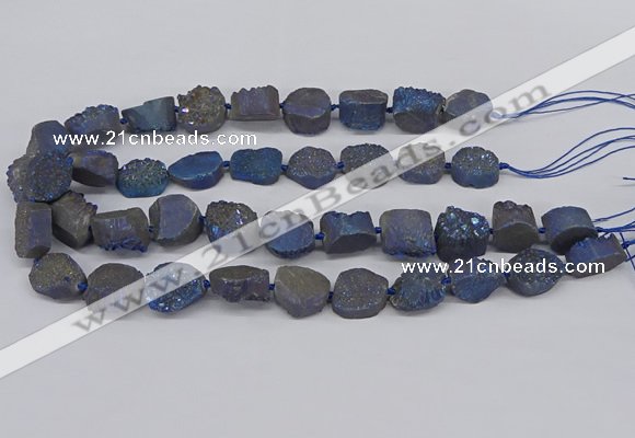 CNG2980 15.5 inches 12*16mm - 20*25mm freeform druzy agate beads