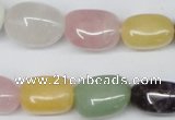 CNG30 15.5 inches 12*17mm nuggets mixed gemstone beads