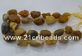 CNG3000 15.5 inches 15*20mm - 22*30mm nuggets agate beads