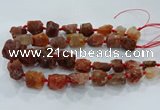 CNG3001 15.5 inches 15*20mm - 22*30mm nuggets agate beads