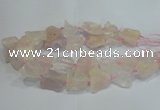 CNG3016 15.5 inches 15*20mm - 22*30mm nuggets rose quartz beads